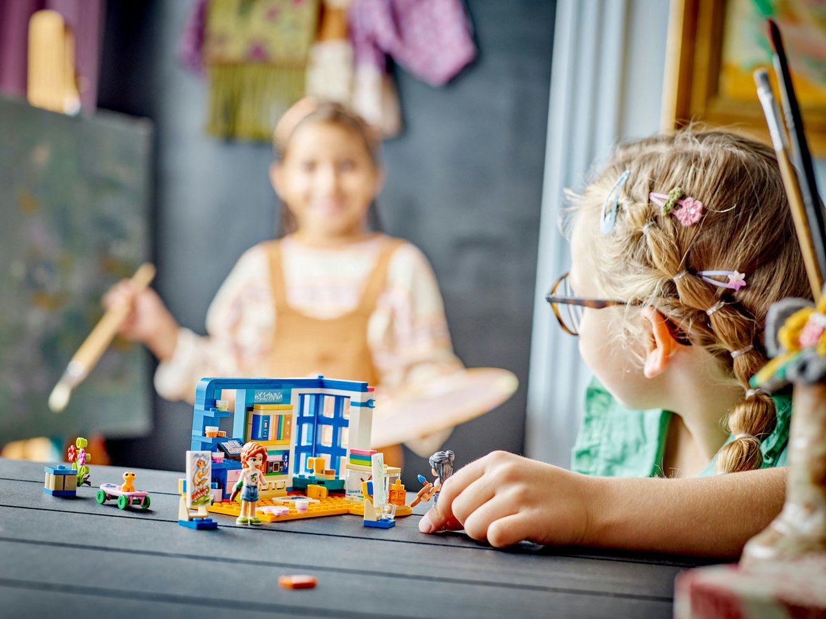 LEGO Friends Lianns kamer Speelset met Minipoppetjes en Accessoires - 41739