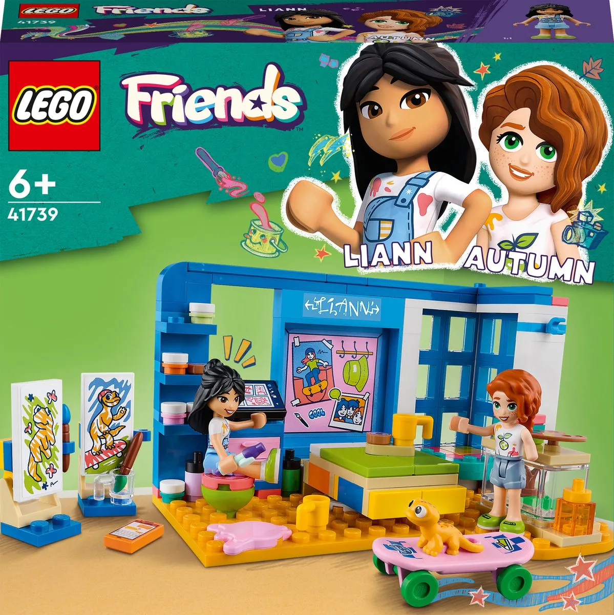 LEGO Friends Lianns Kamer Speelset 41739 - Multicolor
