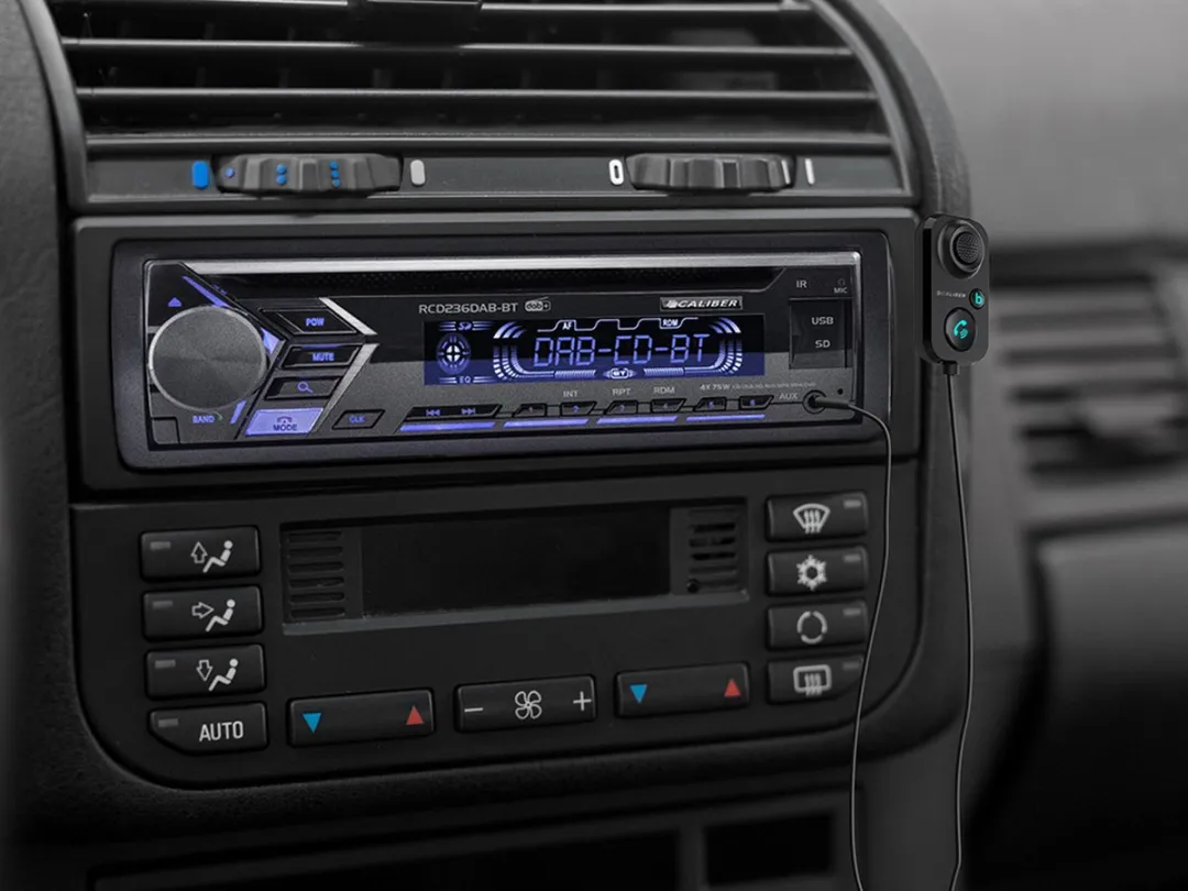 Caliber PMT061BT Bluetooth Ontvanger/Zender - AUX 3,5mm - Zwart