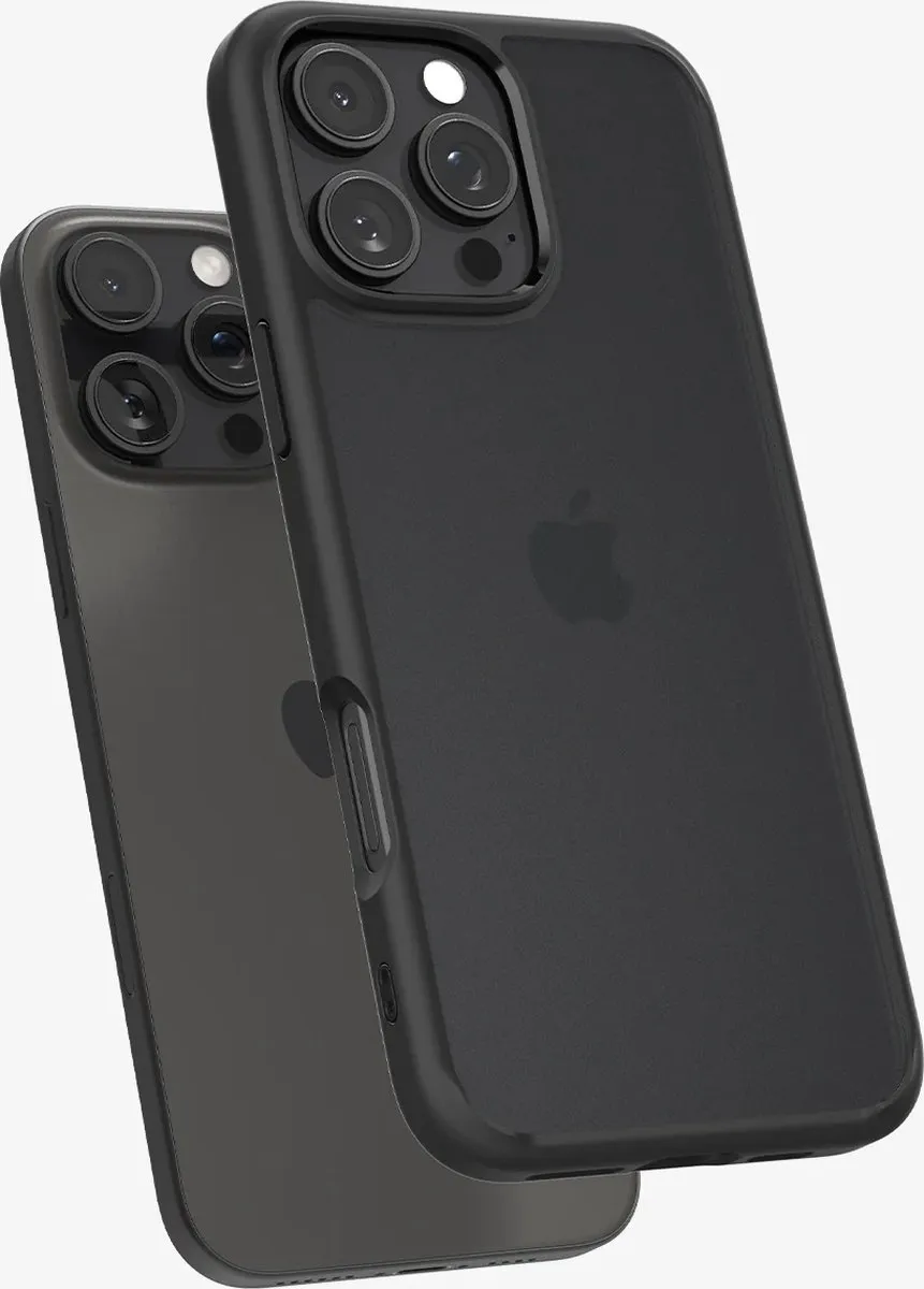 Spigen Ultra Hybrid 12155 iPhone 16 Pro Max Hoesje - Frost Black