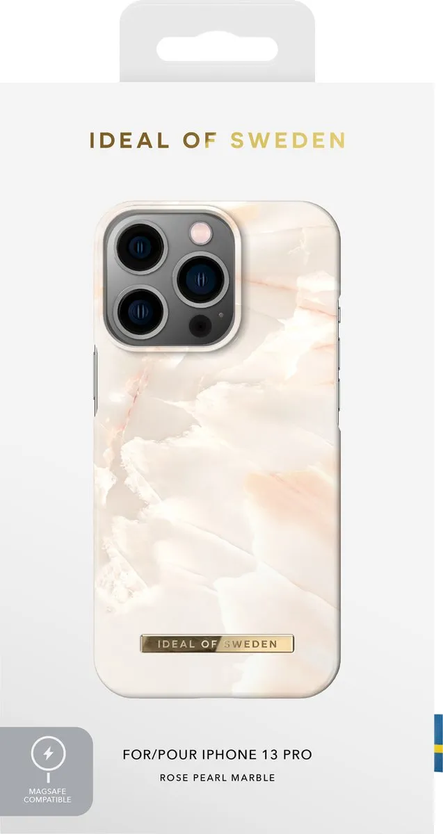 iDeal of Sweden iPhone 13 Pro MagSafe Hoesje - Rose Pearl Marble - afbeelding 4 van 6