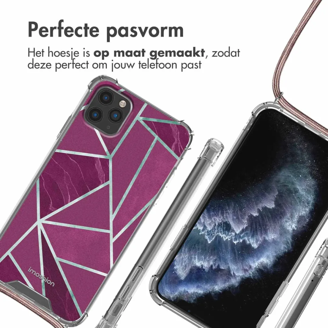 Imoshion Hoesje iPhone 11 Pro Max Bordeaux Graphic - afbeelding 2 van 6