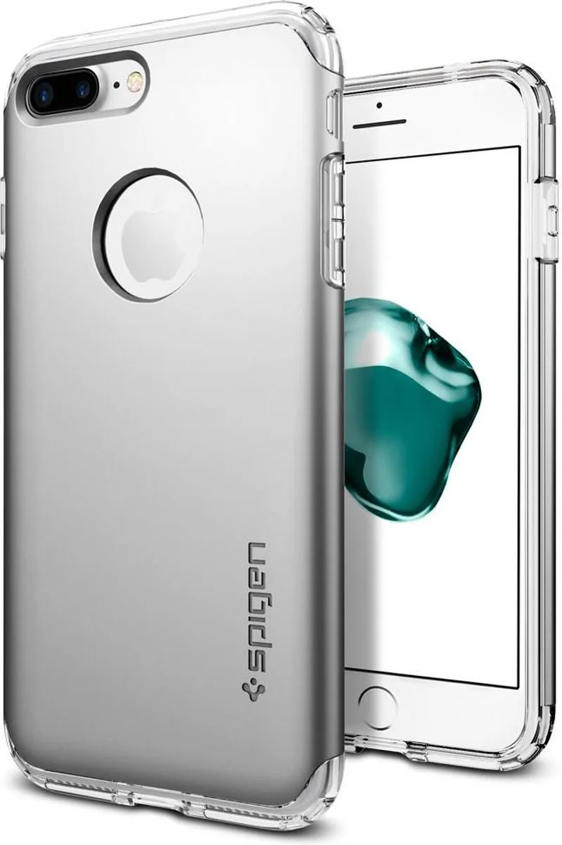 Spigen Hybrid Armor Hoesje iPhone 7 - Transparant Zilver
