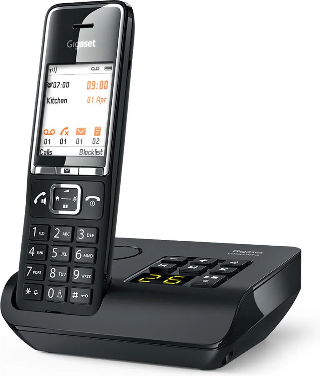Gigaset COMFORT 550A Antwoordapparaat - 6 Handsets - Zwart