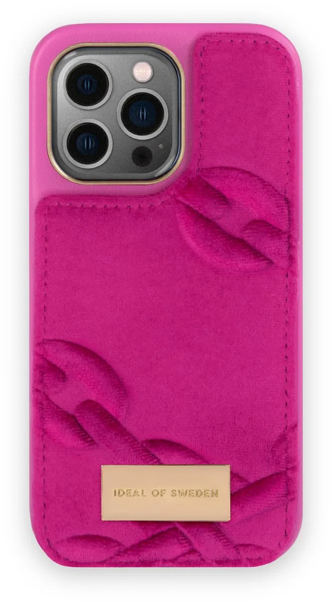 iDeal of Sweden Fashion Case Atelier iPhone 13 Pro Velour Hyper Pink