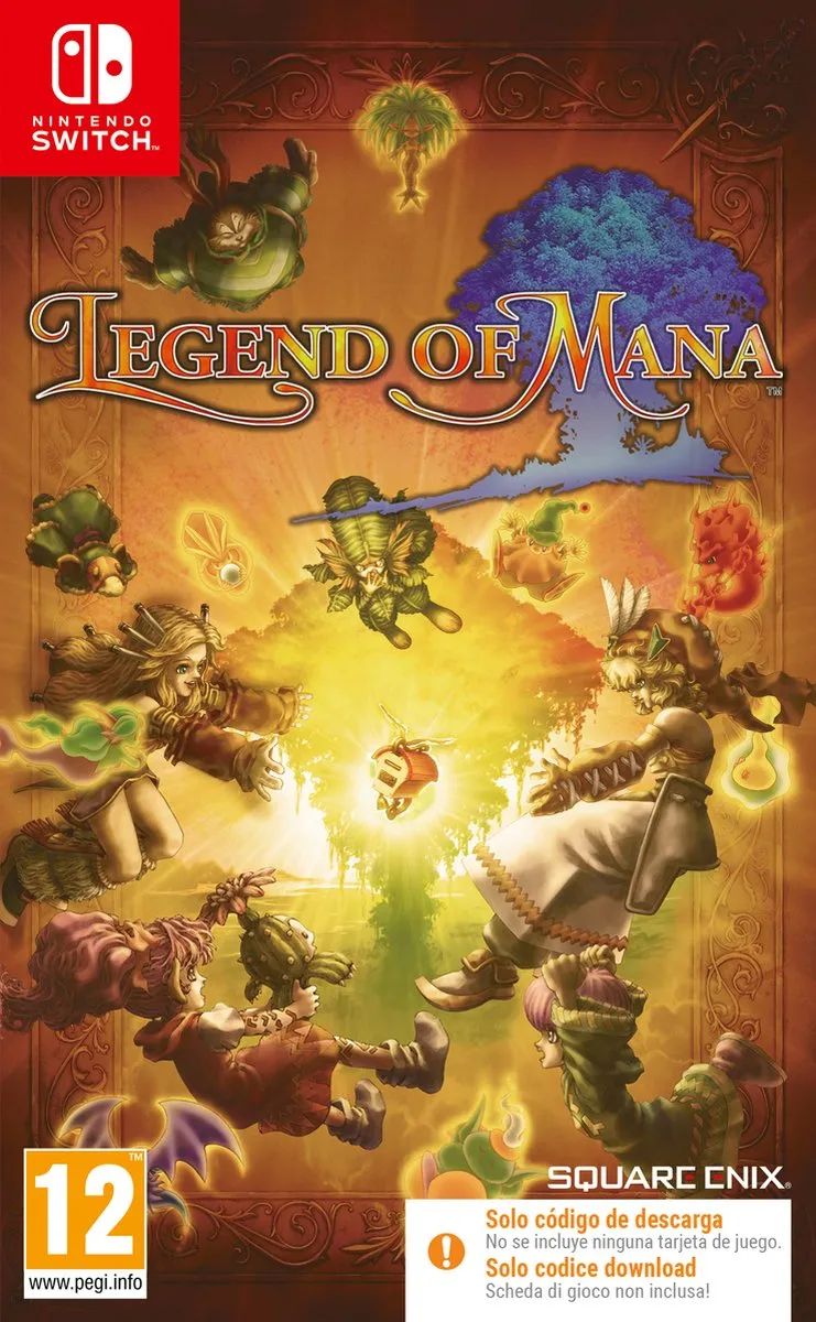 Square Enix Legend of Mana Remaster - Gamecard