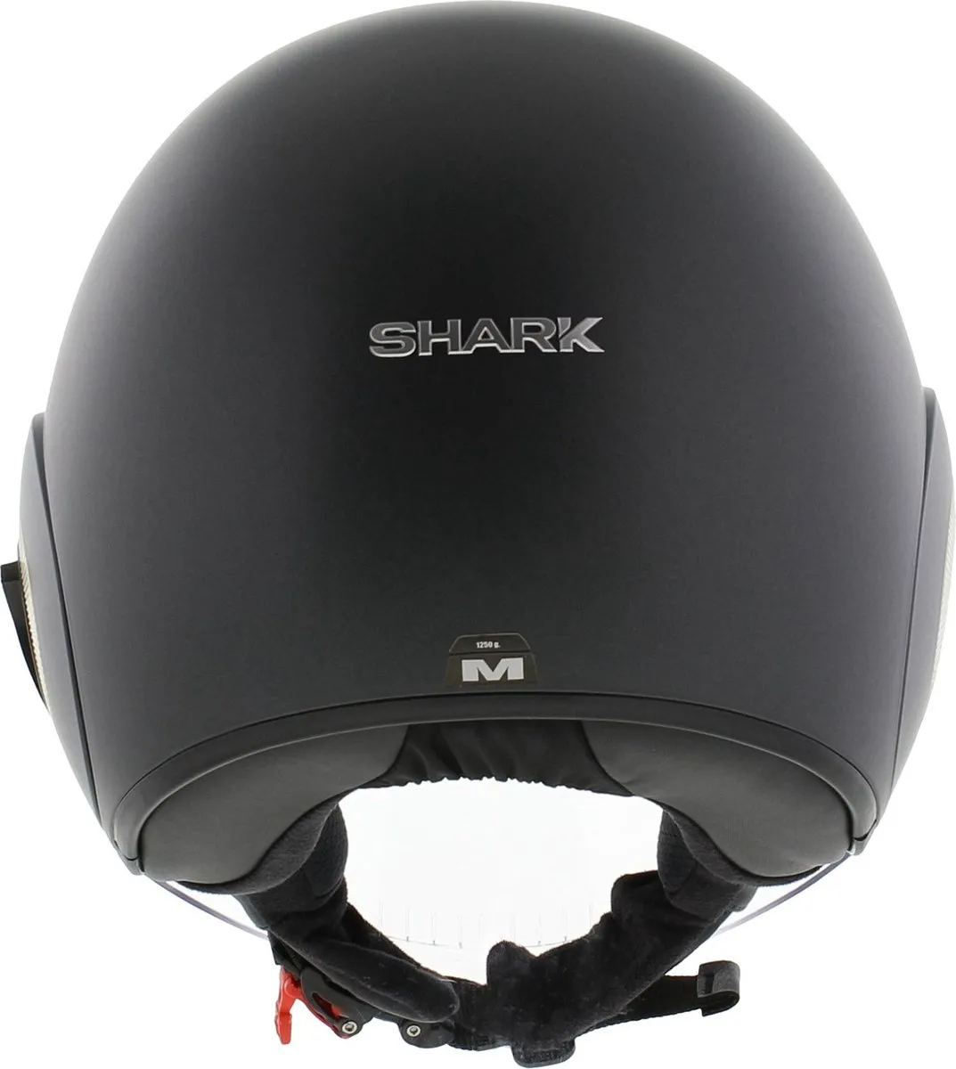 Shark Nano Blank Motorhelm - Mat Zwart XS