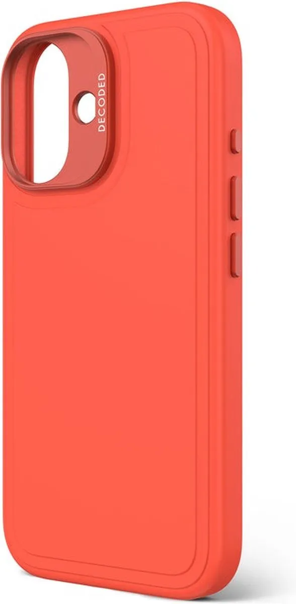 Decoded Siliconen Hoesje iPhone 16 - Tangerine Oranje - MagSafe