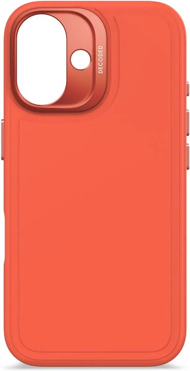 Decoded Siliconen Hoesje iPhone 16 - Tangerine Oranje - MagSafe