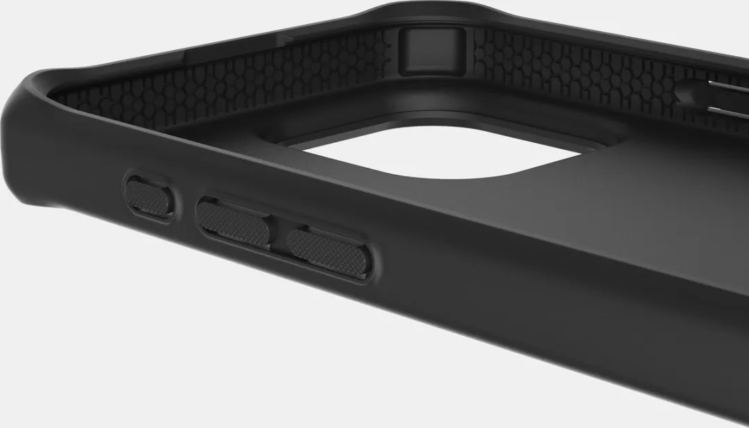 ITSKINS iPhone 16 Pro Hoesje Level 3 SpectrumSilk - Zwart AP6X-HBURN-BLCK - afbeelding 6 van 6