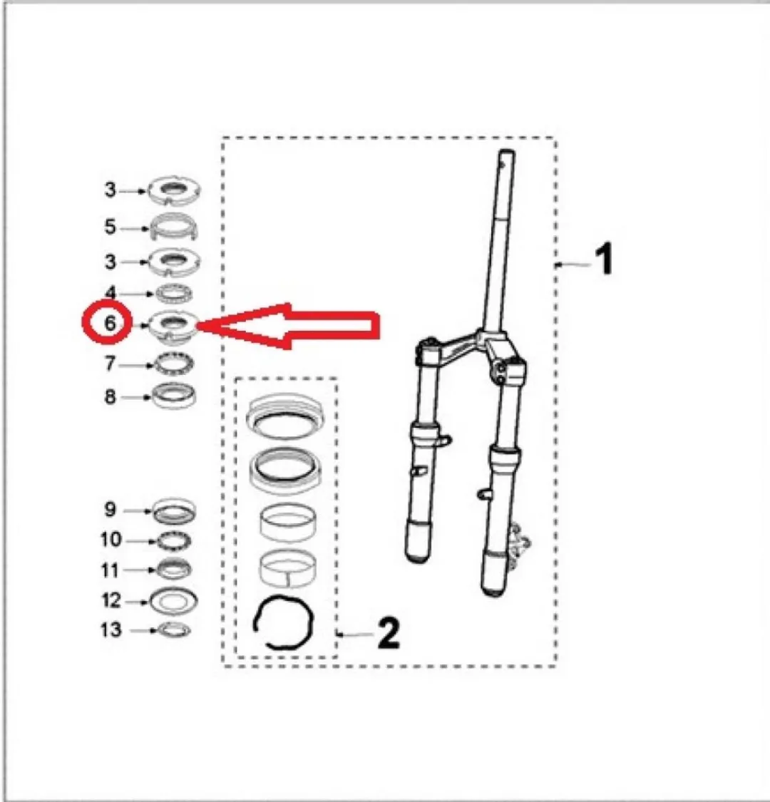 Peugeot Geopolis 783165 M30 Ergot Stuurkolommoer