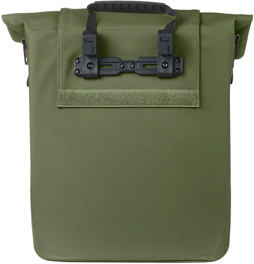 Basil City MIK Hooks Enkele Fietstas 16L - Moss Green