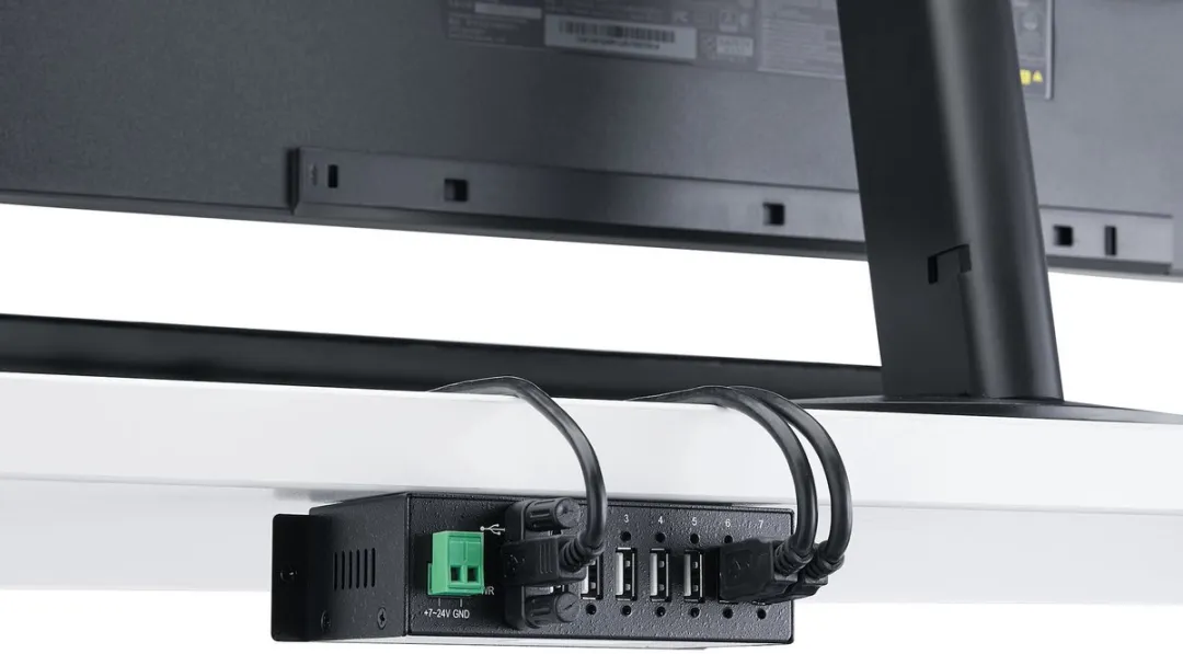 Startech ST7200USBM Industriële USB-Hub 7 Poorten - Zwart - afbeelding 5 van 6