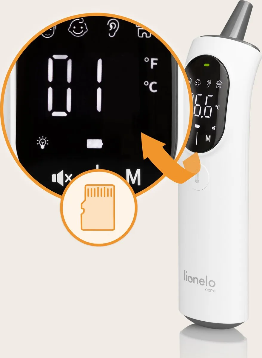 Lionelo FeverScan Infraroodthermometer - Wit