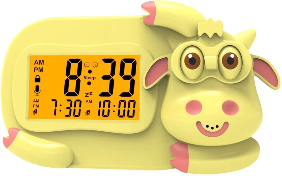 Eco Toys Koe Geel Digitale Kinderwekker Slaaptrainer