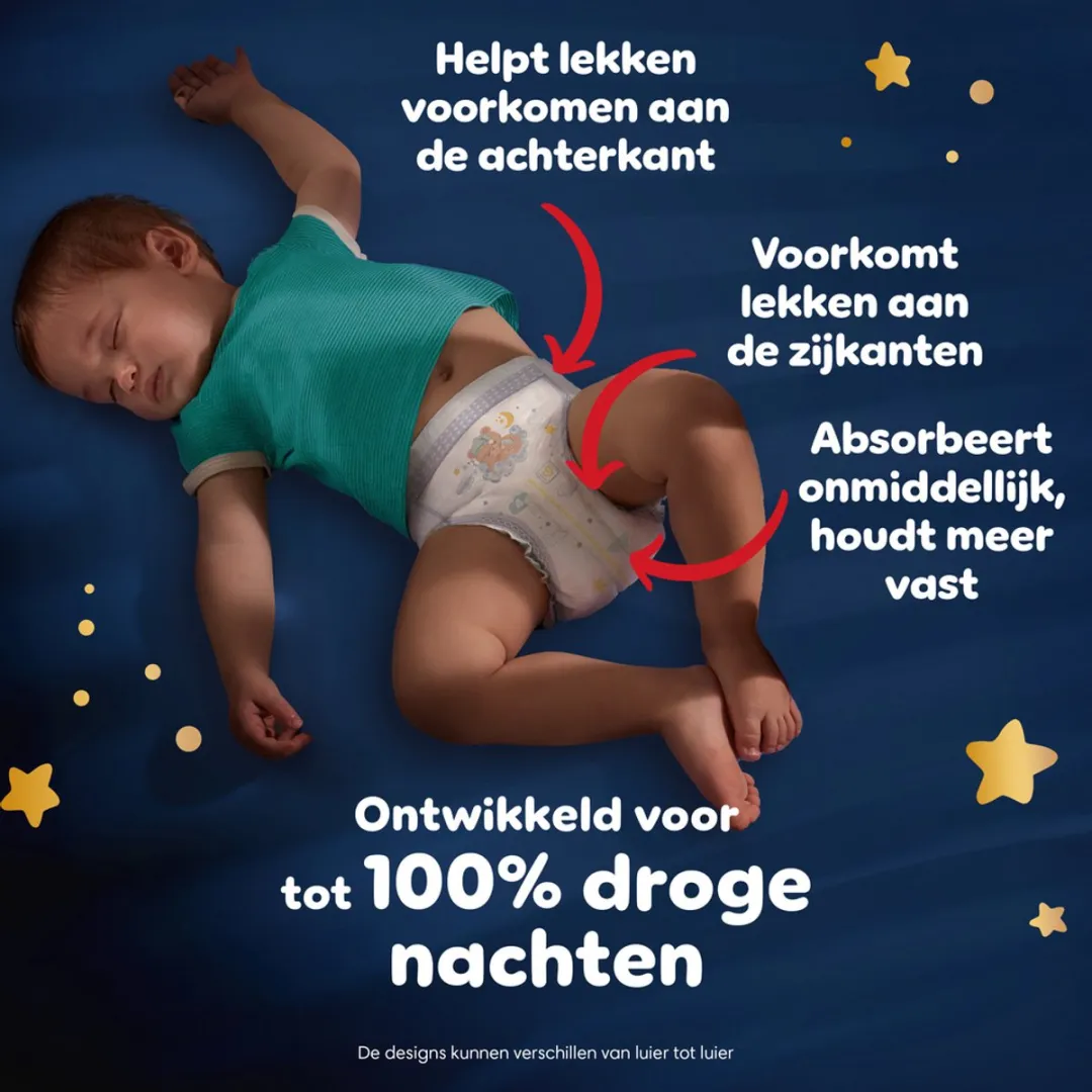 Pampers Night Pants Maat 4 - 180 Stuks