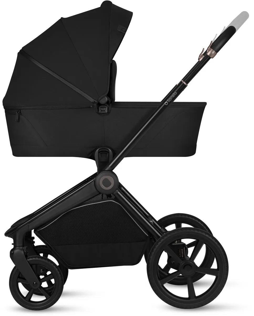 Lionelo Freya 3in1 Kinderwagen Set - Reiswieg Wandelwagen Autostoel - Zwart