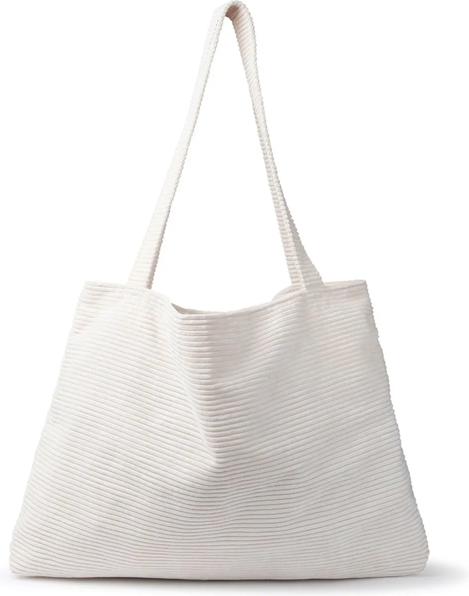 Nijntje Shopping Bag Corduroy Cream - 60 cm