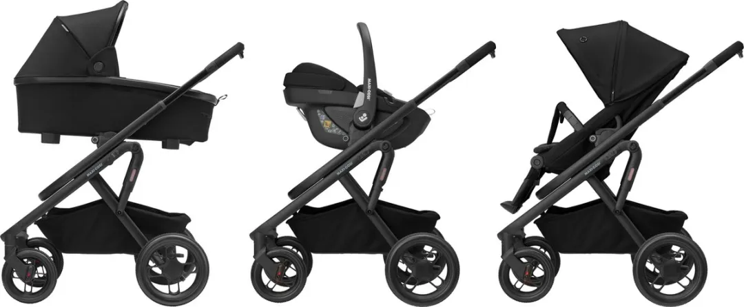 Maxi-Cosi Lila XP+ Kinderwagen Essential Black
