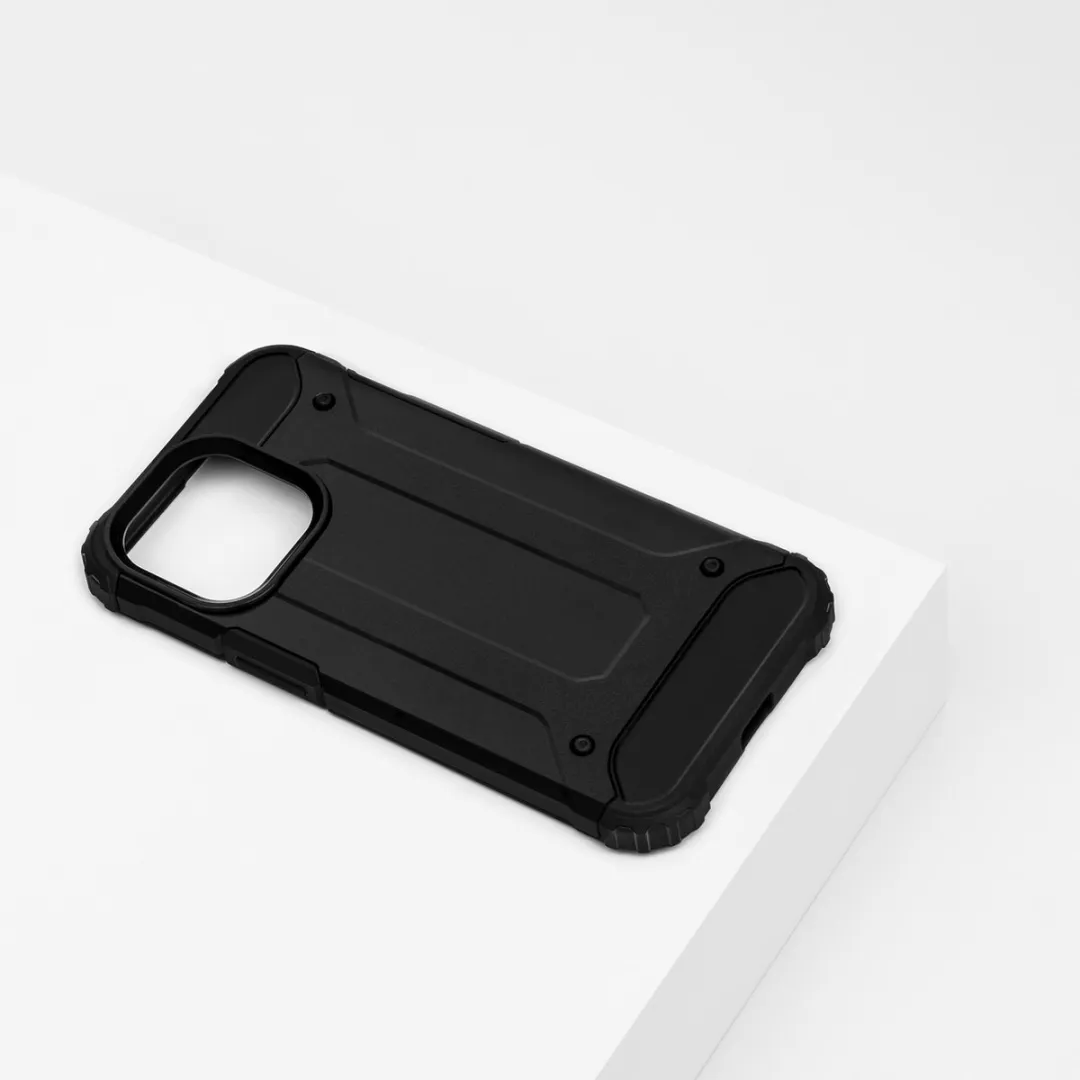BMAX Classic Armor iPhone 13 Pro Hoesje - Zwart