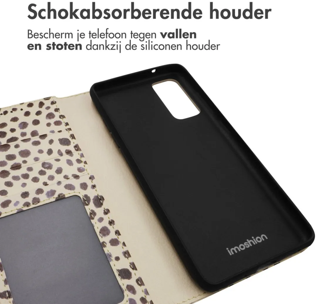 Imoshion Samsung Galaxy S20 FE Hoesje - Black And White Dots - 3 Pasjes - afbeelding 6 van 6