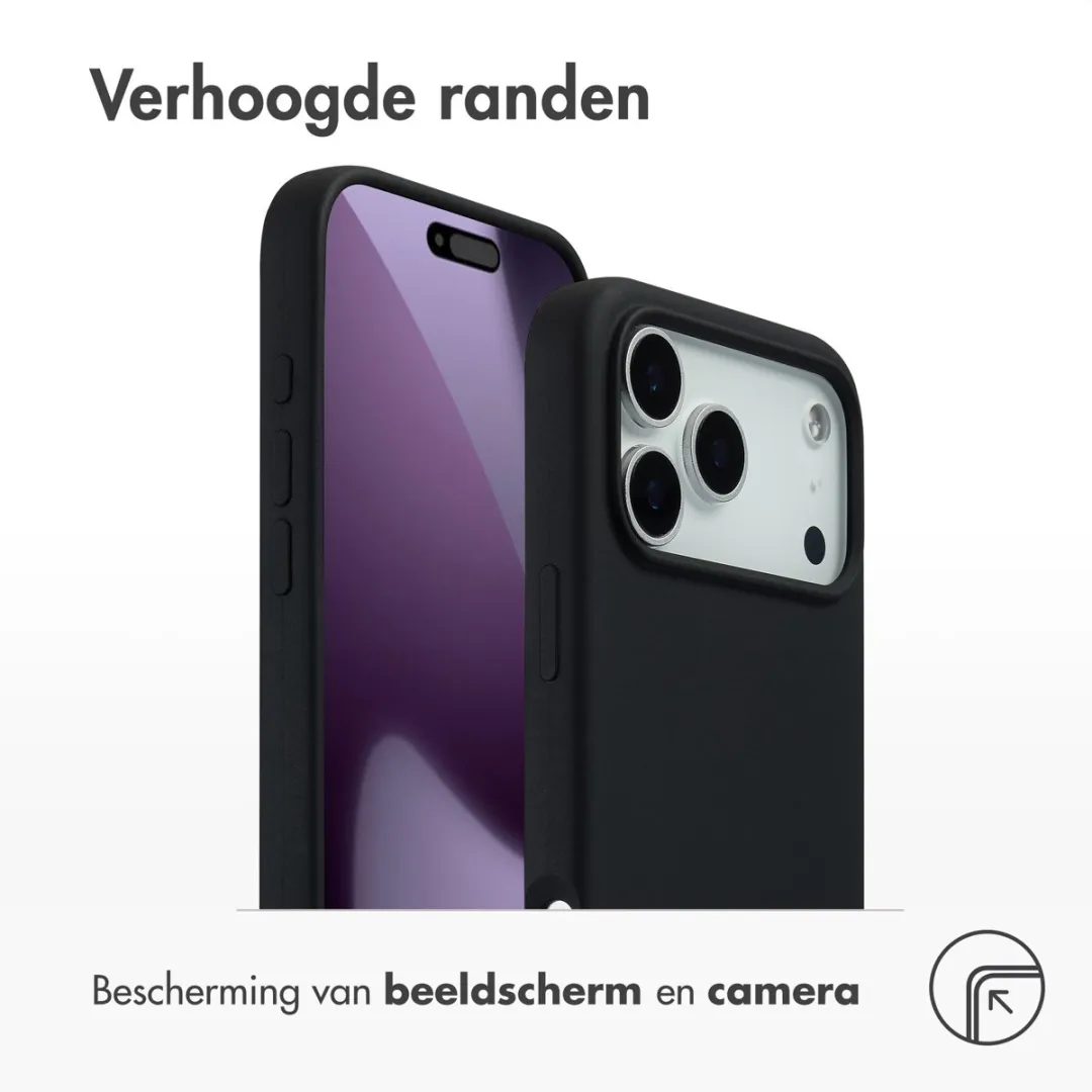Accezz Hoesje iPhone 17 Pro Max MagSafe - Zwart
