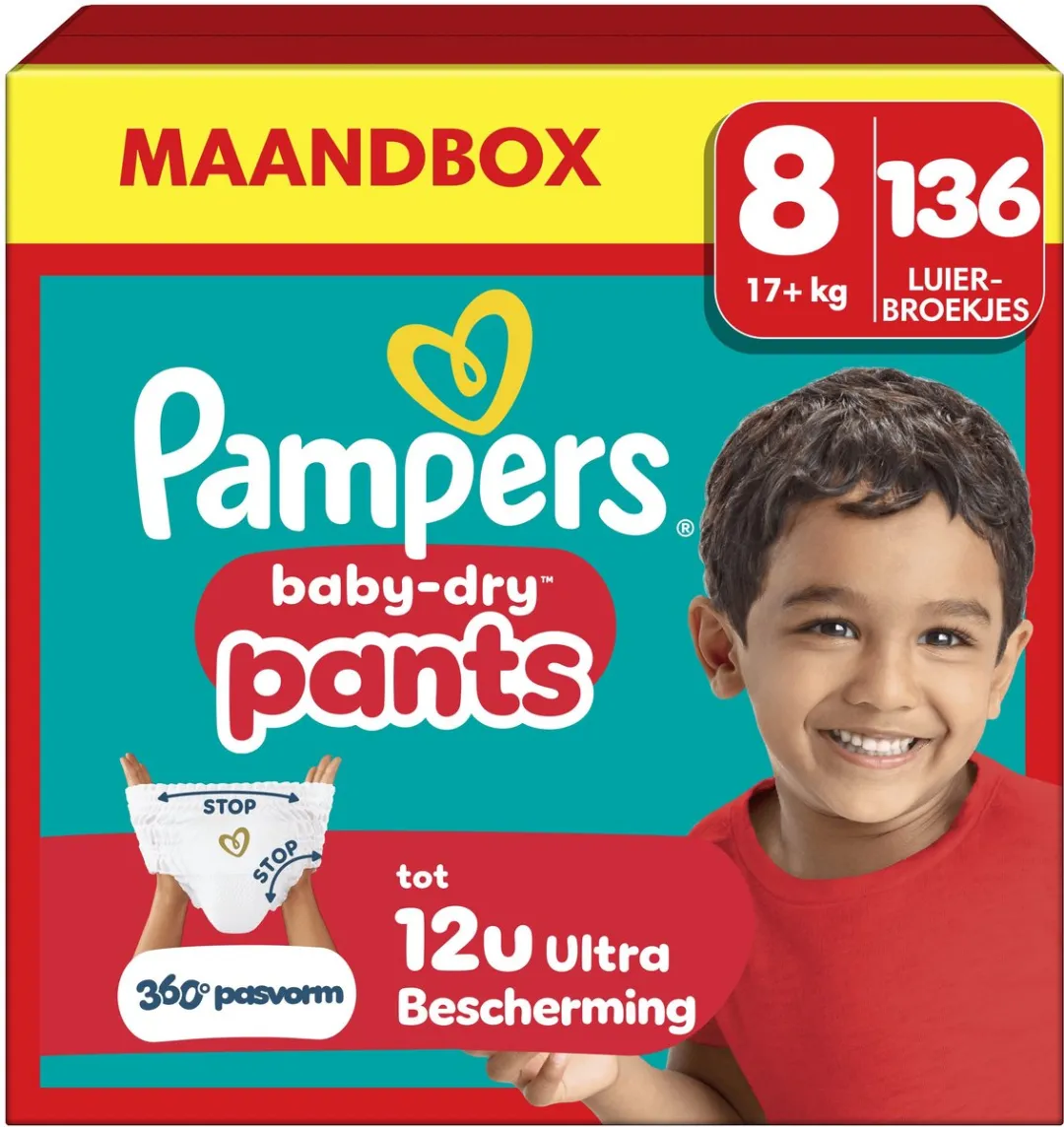 Pampers Baby-Dry Pants Maat 8