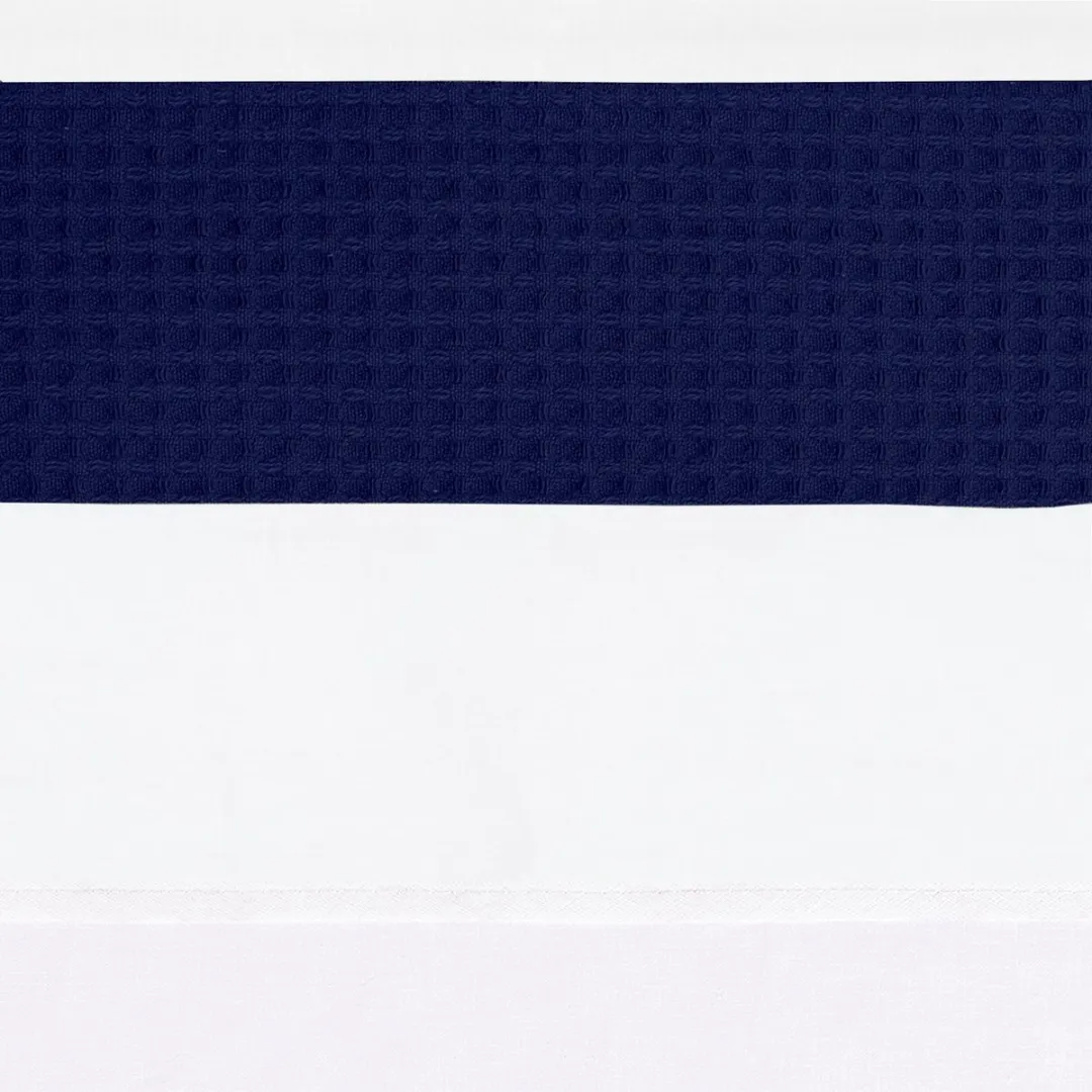 BINK Bedding Wieglaken Wafel Marine 75x100cm