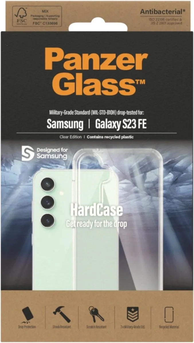 PanzerGlass Samsung Galaxy S23 FE HardCase 0459 - Transparant - afbeelding 5 van 6