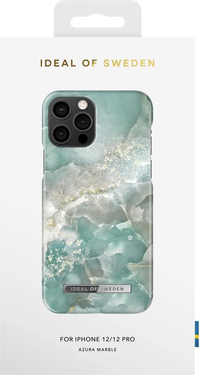 iDeal of Sweden iPhone 12/12 Pro Hoesje Azura Marble - afbeelding 3 van 5