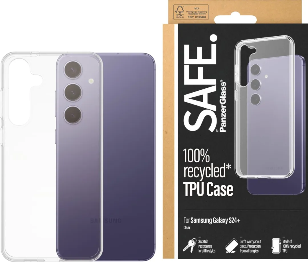 PanzerGlass Hoesje Samsung Galaxy S24+ - Transparant