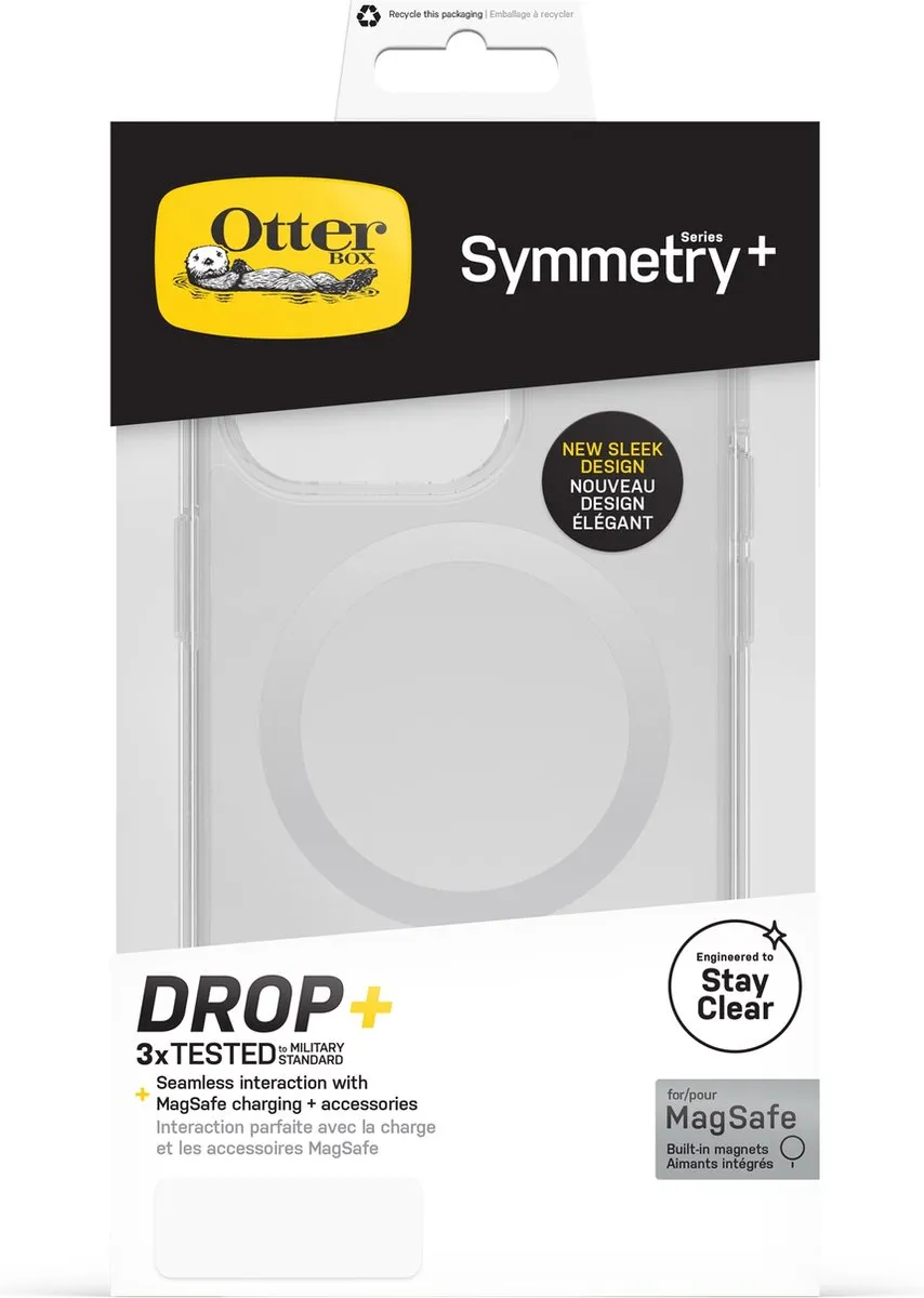 OtterBox Symmetry Plus Clear Hoesje 77-89229 - iPhone 14 Pro - afbeelding 6 van 6