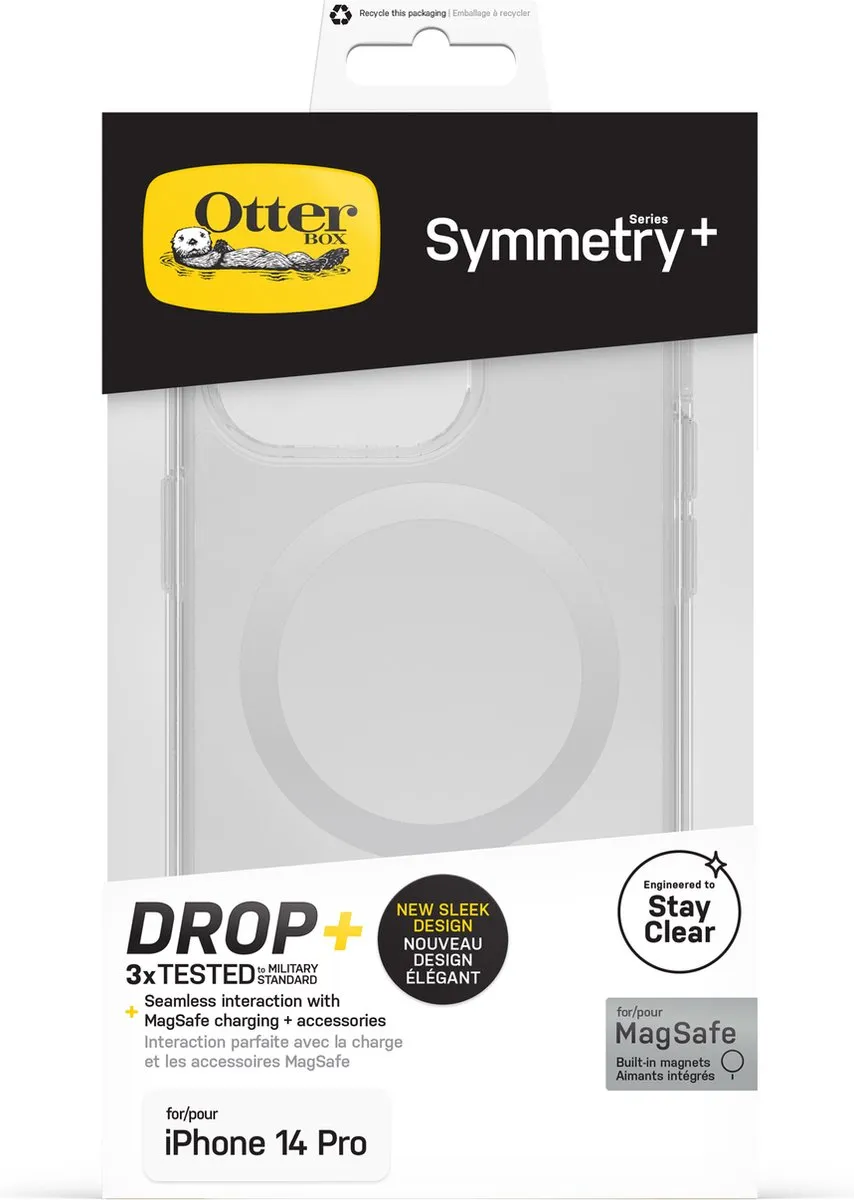 OtterBox Symmetry Plus Clear Hoesje 77-89229 - iPhone 14 Pro