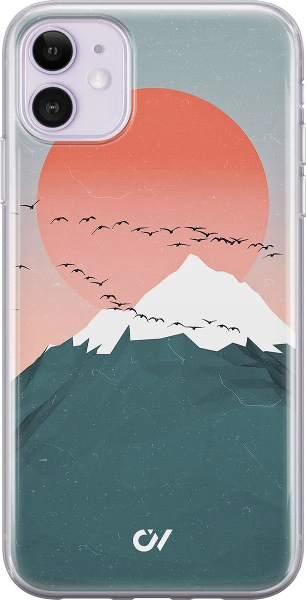 Casevibes Hoesje iPhone 11 Mountain Birds