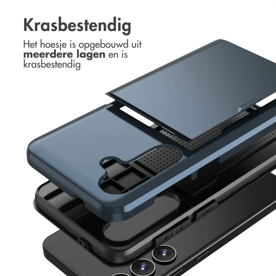 Imoshion Hoesje Samsung Galaxy S24 - Donkerblauw - 2 Pasjes - afbeelding 6 van 6