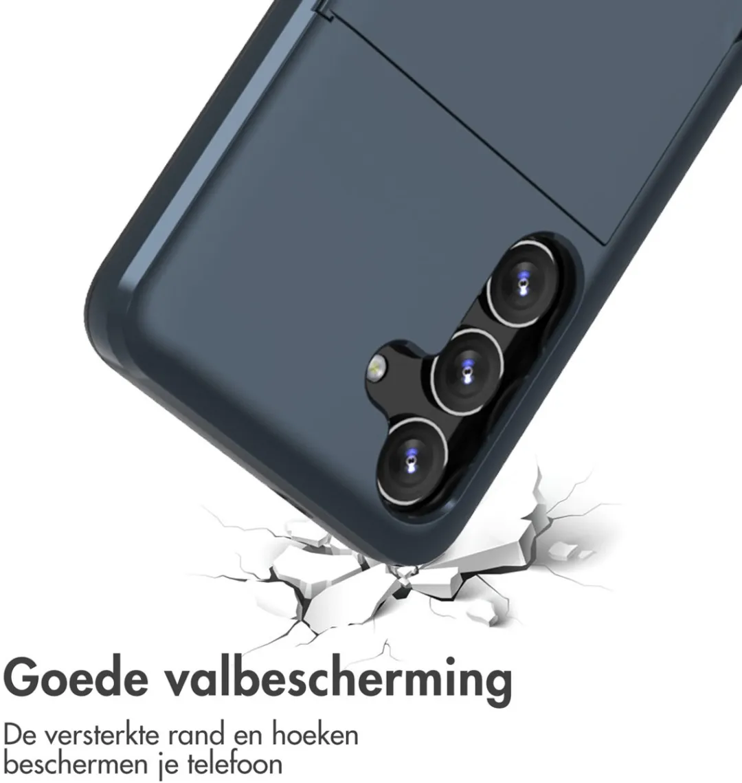 Imoshion Hoesje Samsung Galaxy S24 - Donkerblauw - 2 Pasjes