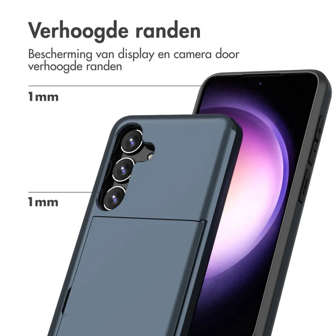 Imoshion Hoesje Samsung Galaxy S24 - Donkerblauw - 2 Pasjes