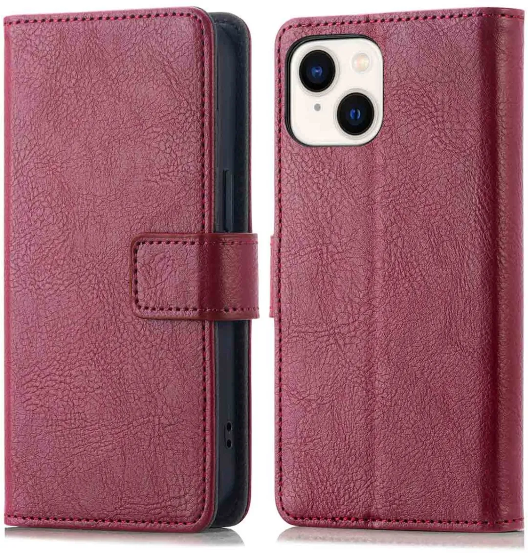 Imoshion Hoesje iPhone 13/14 - 3 Pasjes - Bordeaux