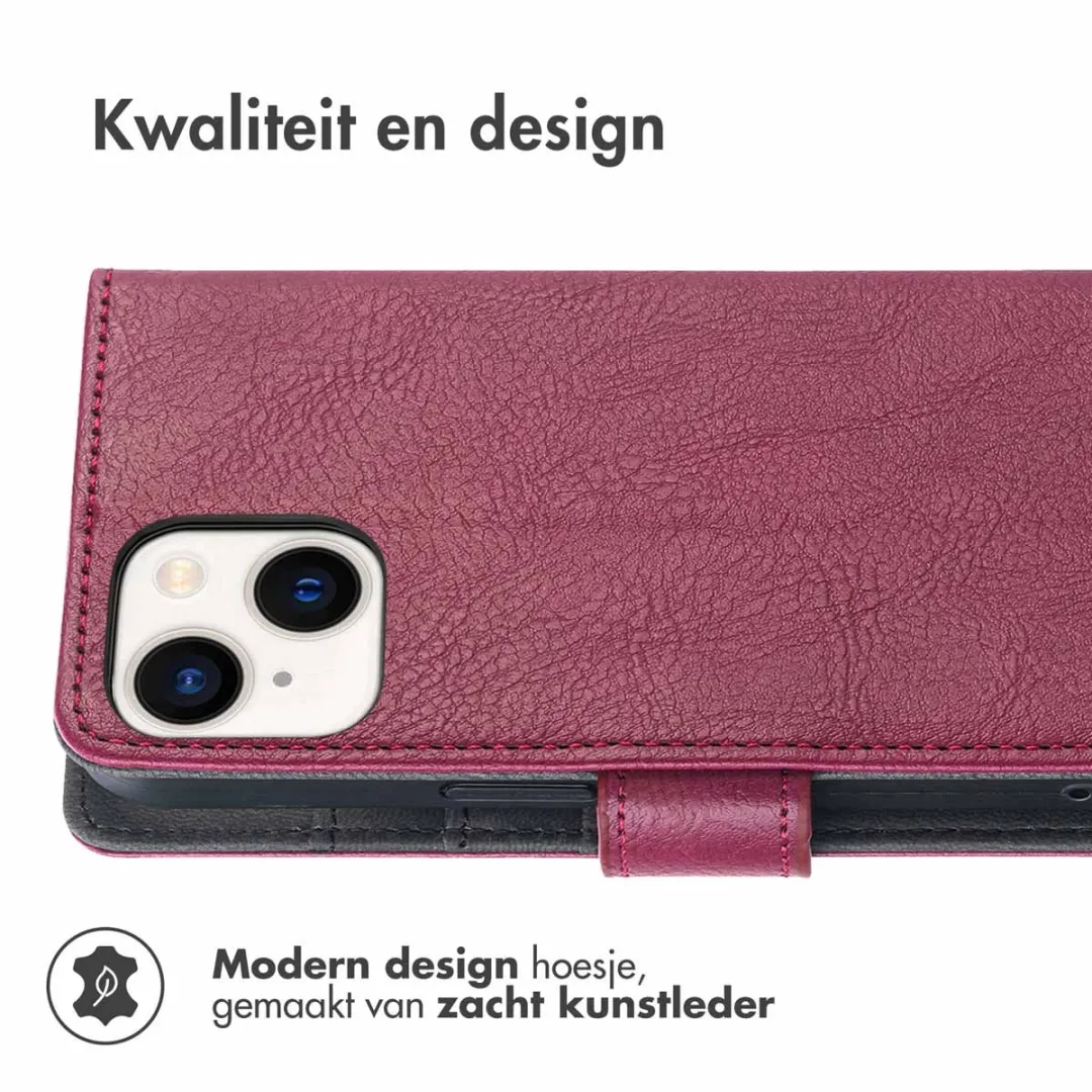 Imoshion Hoesje iPhone 13/14 - 3 Pasjes - Bordeaux