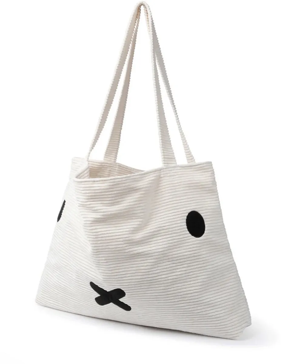 Nijntje Miffy Teddy Shopping Bag - 60cm - Cream