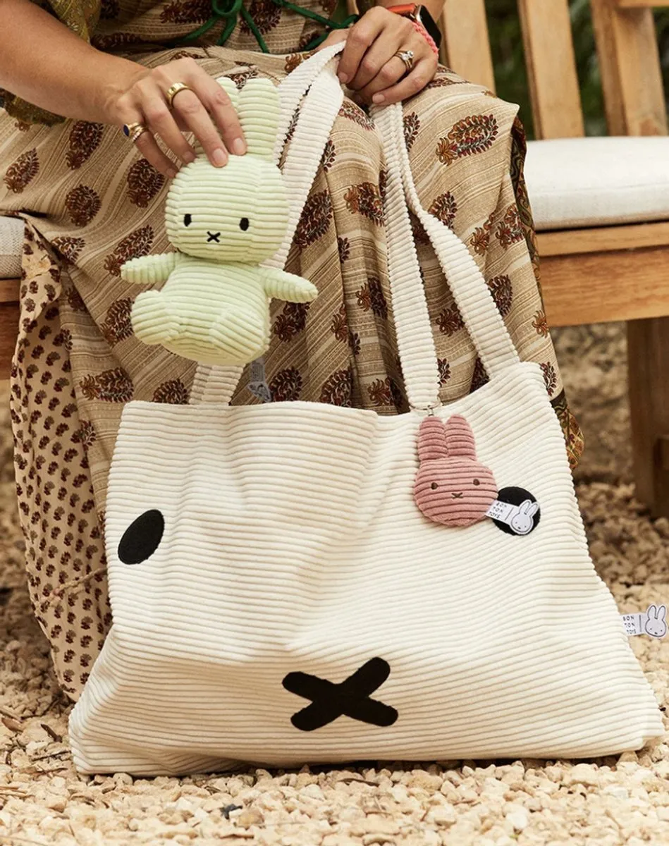 Nijntje Miffy Teddy Shopping Bag - 60cm - Cream