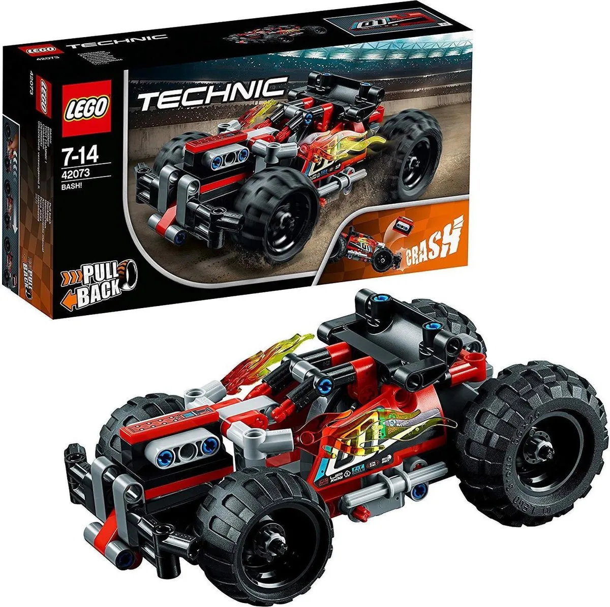 LEGO Technic BASH! 42073 - 139 Stukken - Zwart