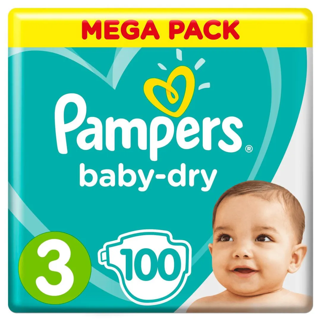 Pampers Baby-Dry Luiers Maat 3