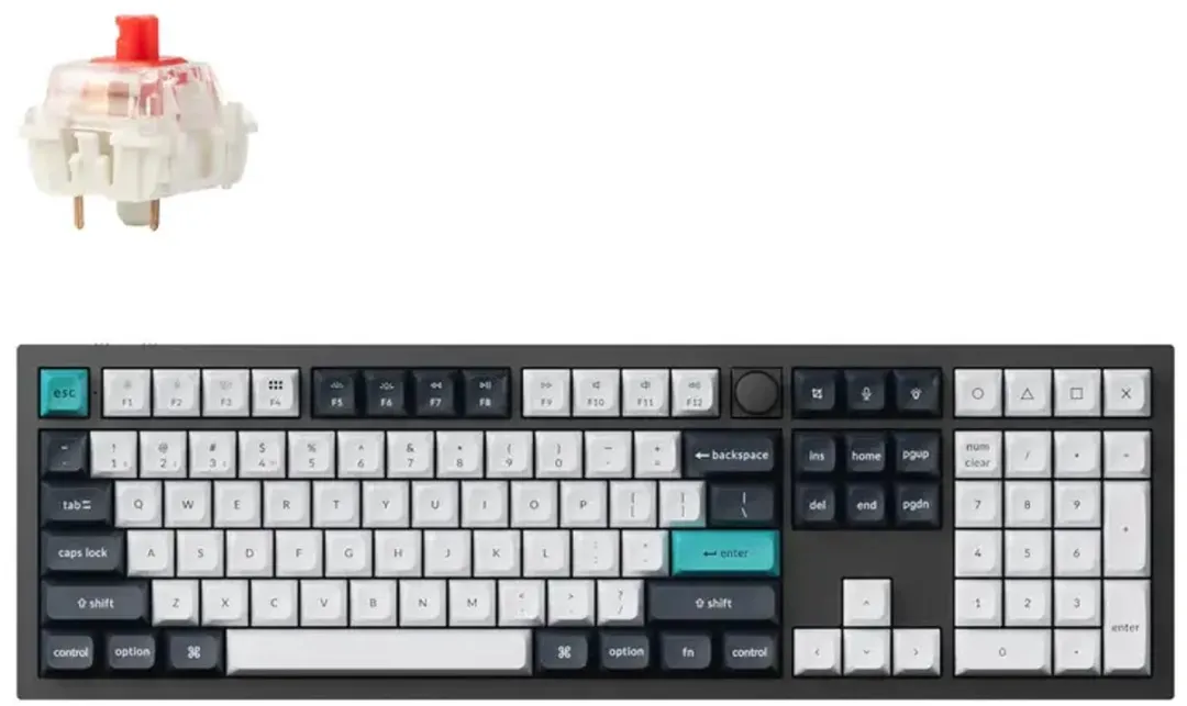 Keychron Q6 Max QMK/VIA toetsenbord red switch