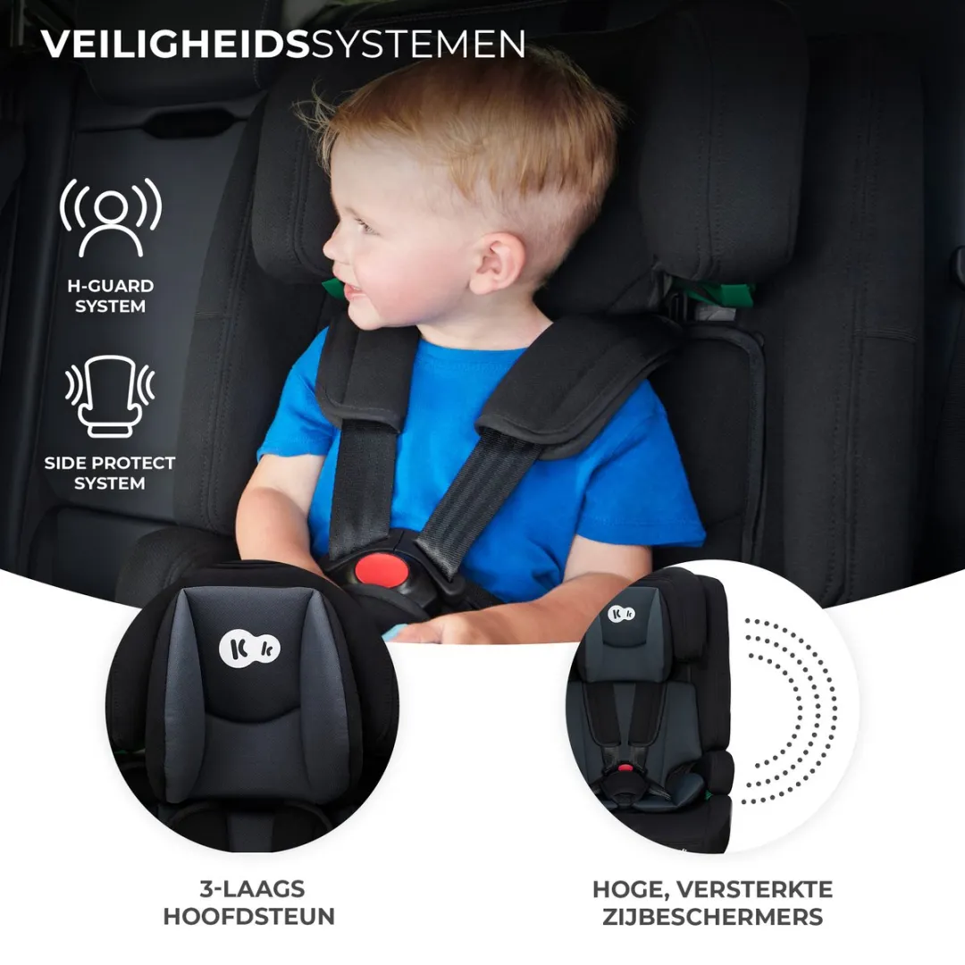KinderKraft SAFETY FIX2 I-SIZE Autostoel 76-150cm - Zwart
