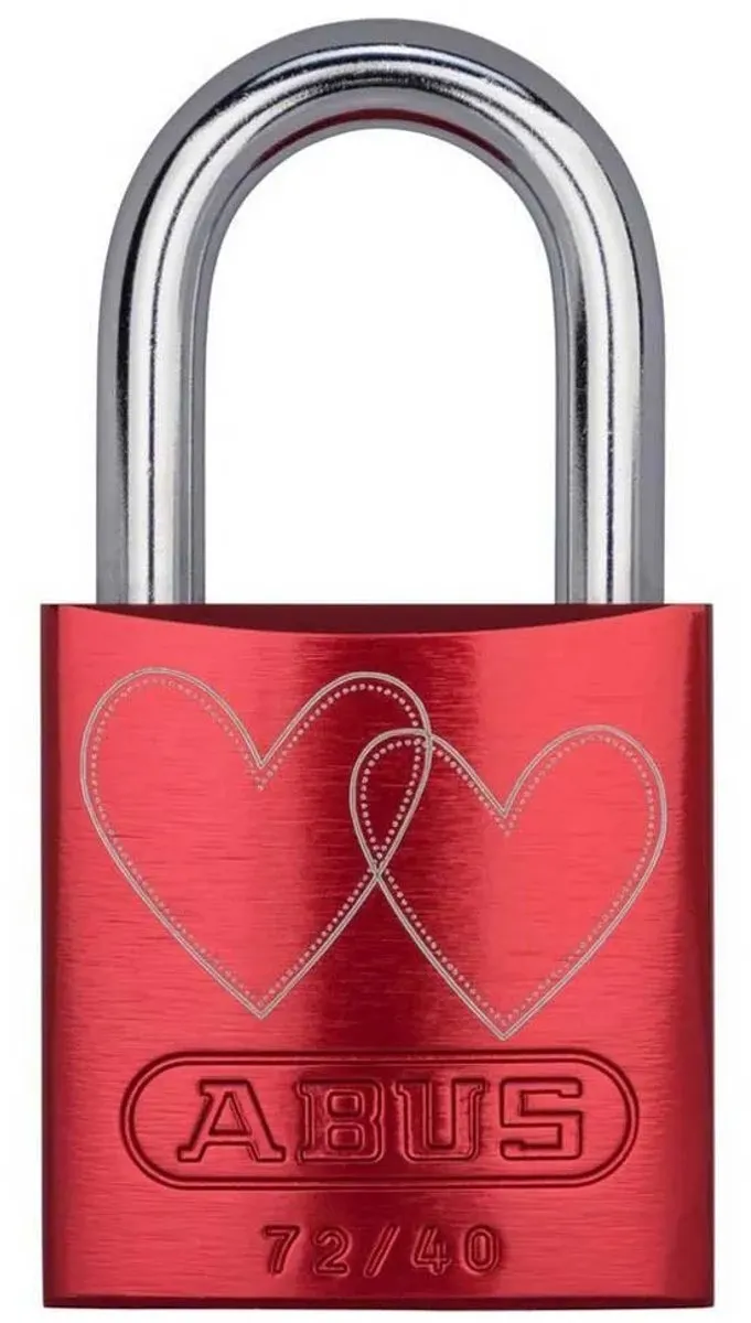 ABUS 74/40 Look 4 Hangslot - Rood - afbeelding 6 van 6