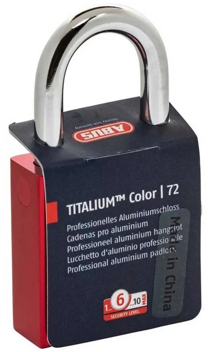 ABUS 74/40 Look 4 Hangslot - Rood