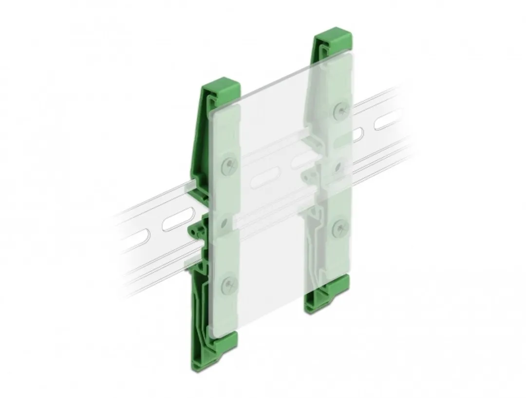 Delock DIN-railclip voor printplaat 122mm