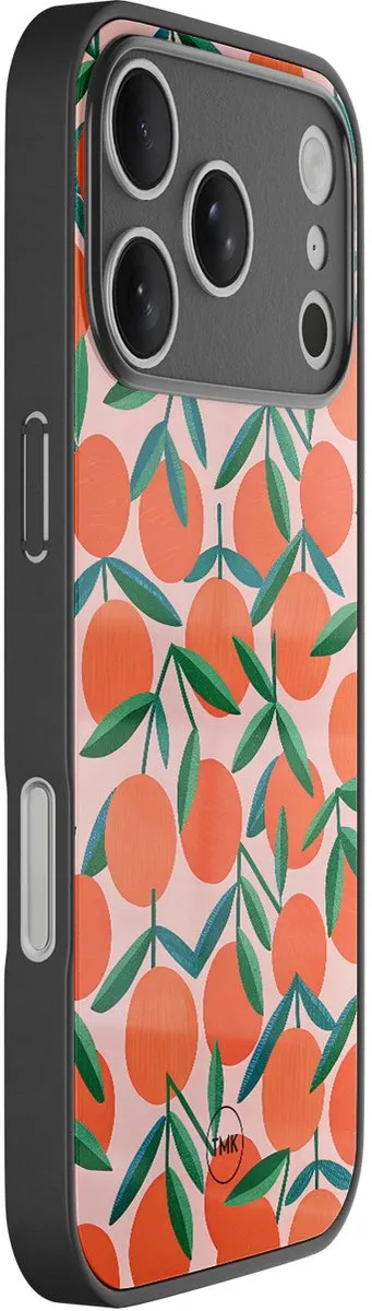 Casevibes iPhone 17 Pro Max Hoesje - Paars - TPU Glossy - Bloemen