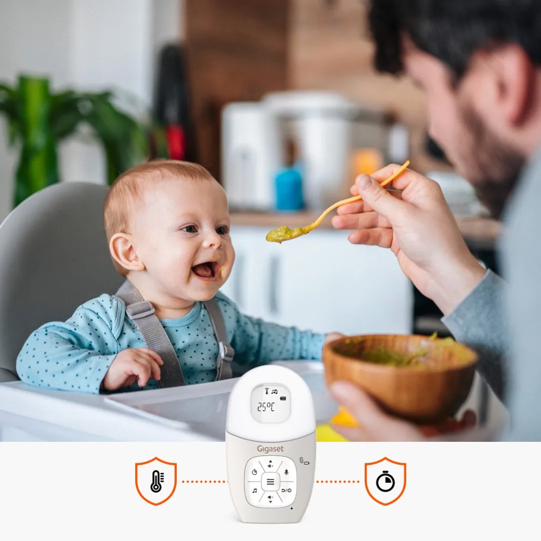 Gigaset Baby 100 Audio Babyfoon - wit-grijs